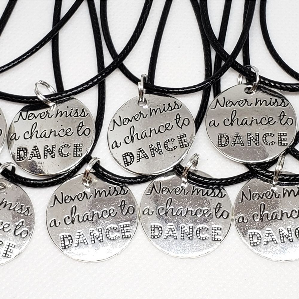 Party Favors Necklaces Dance Theme Set of 10